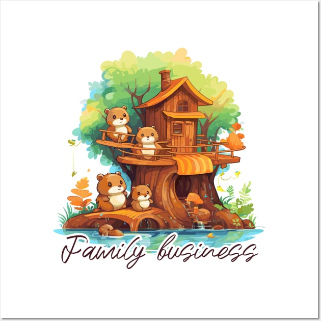 Family business Wall Art by JessCrafts